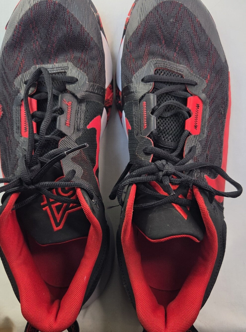 Nike Giannis Immortality 2 Black University Red DM0825-005 Men's Sz 13 Used Cond